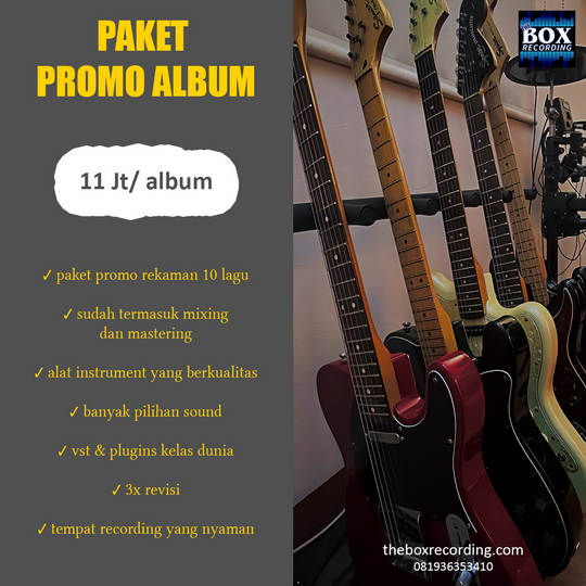 harga rekaman album