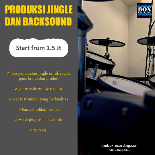 jasa pembuatan JINGLE DAN BACKSOUND