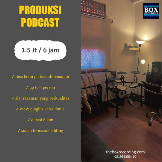 jasa rekaman podcast