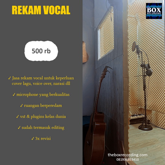 jasa recording vocal